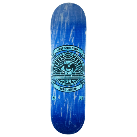 best, best skateboard, hive skate shop, skateboard trucks, best skateboard trucks, trucks, independent, independent trucks, skateboards, hive shop deck, skate shop, New London, skate company, skateboard shop, CT, indoor skatepark, vans, zumiez, supreme, grip tape, skate warehouse, Connecticut, Santa Cruz, spitfire, spitfire wheels, cool designs, custom skateboards, best skateboard brands, cool skateboard design, pyramid, water, seeing eye, blue