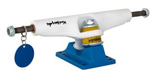 Independent Stage 4 Pro Mark Gonzales Flat White Blue Standard Trucks