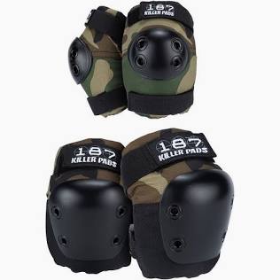 187 Combo Pack Camo Knee Elbow Pad Set