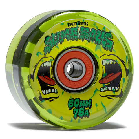 Slime Balls "Screaming Slime" Light Ups OG Slime Green Yellow 60mm 78a