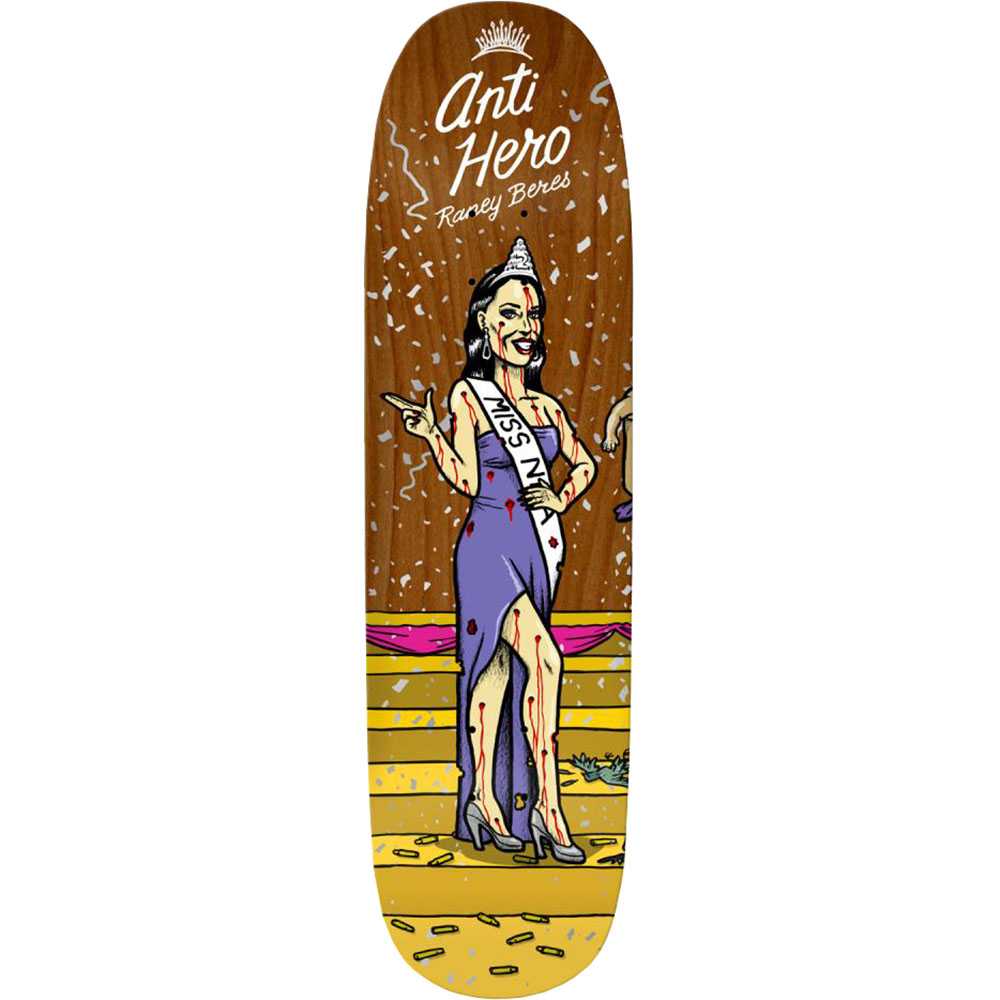 Antihero Raney Beres "Miss Corporate Greed" Deck 8.63