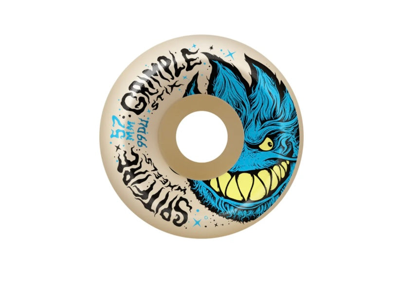 Spitfire Formula Four Grimple Stix Head Wheels 57mm 99d