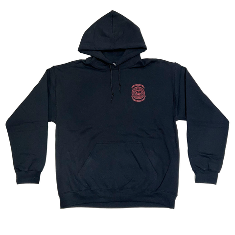 Hive "V10" Hoodie Red font