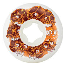OJ "Grey Matter" Juice Original  White Hardline Wheels 56mm 101A