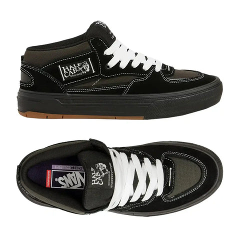 Vans Half Cab Wafflecup Shoes Black/Asphalt
