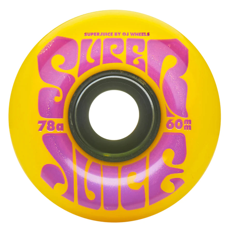 OJ Wheels "super juice" yellow 60mm 78a